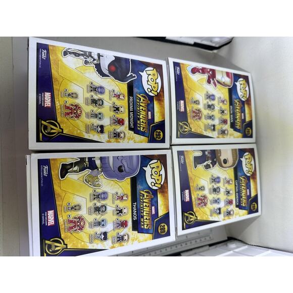 Funko Pop Marvel Avengers End Game Lot Iron Man Captain America Thanos Proxima - Picture 3 of 6